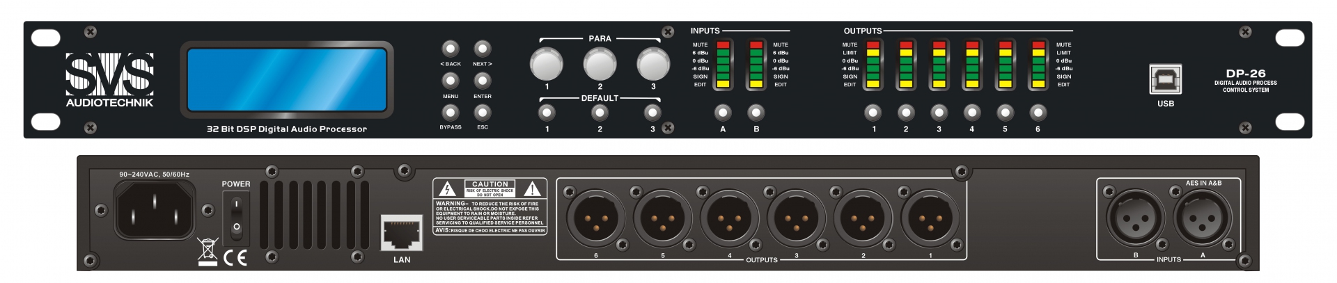 SVS Audiotechnik DP-26 Цифровой процессор: 2 входа 6 выходов в Зеленодольске