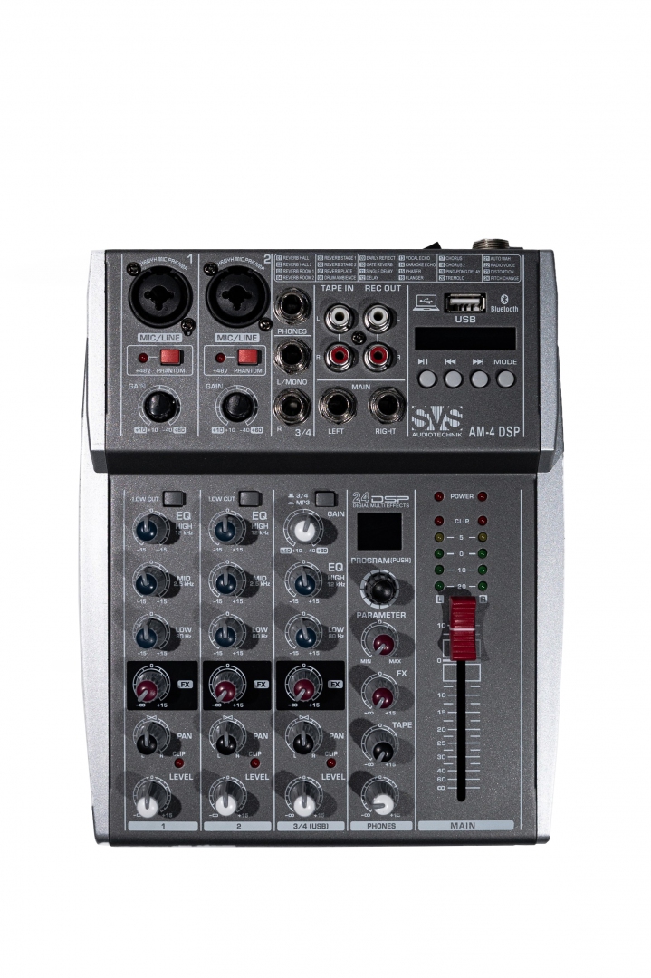 SVS Audiotechnik mixers AM-4 DSP Аналоговый микшерный пульт, 4-канала в Зеленодольске