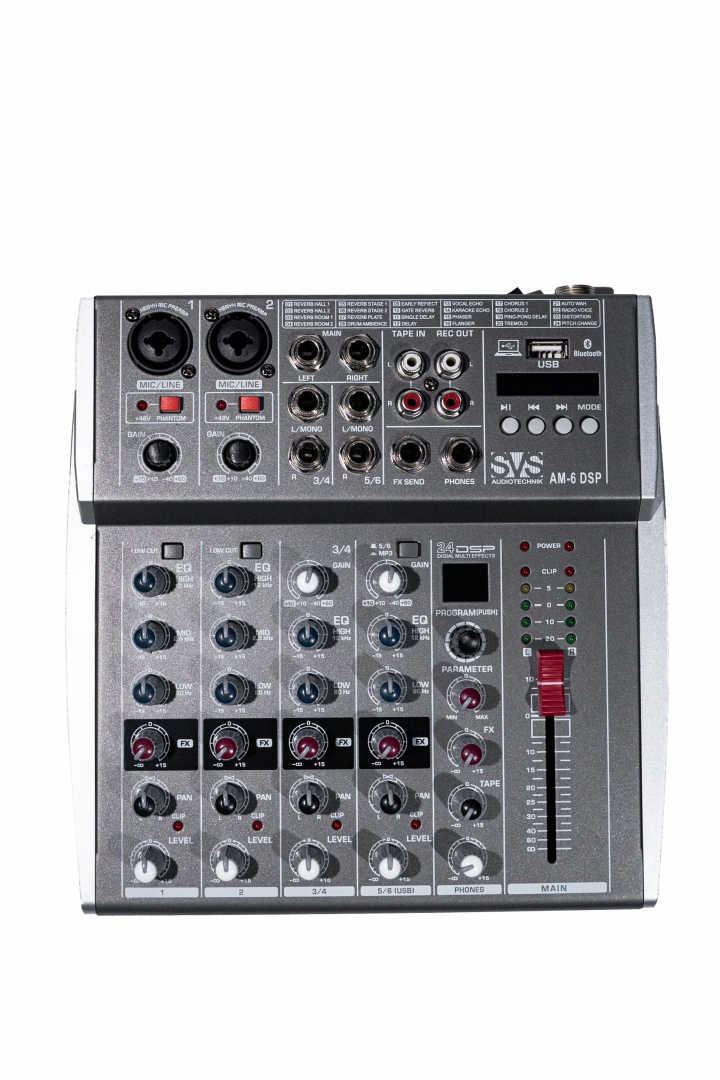 SVS Audiotechnik mixers AM-6 DSP Микшерный пульт аналоговый, 6-канальный SVS Audiotechnik mixers в Зеленодольске