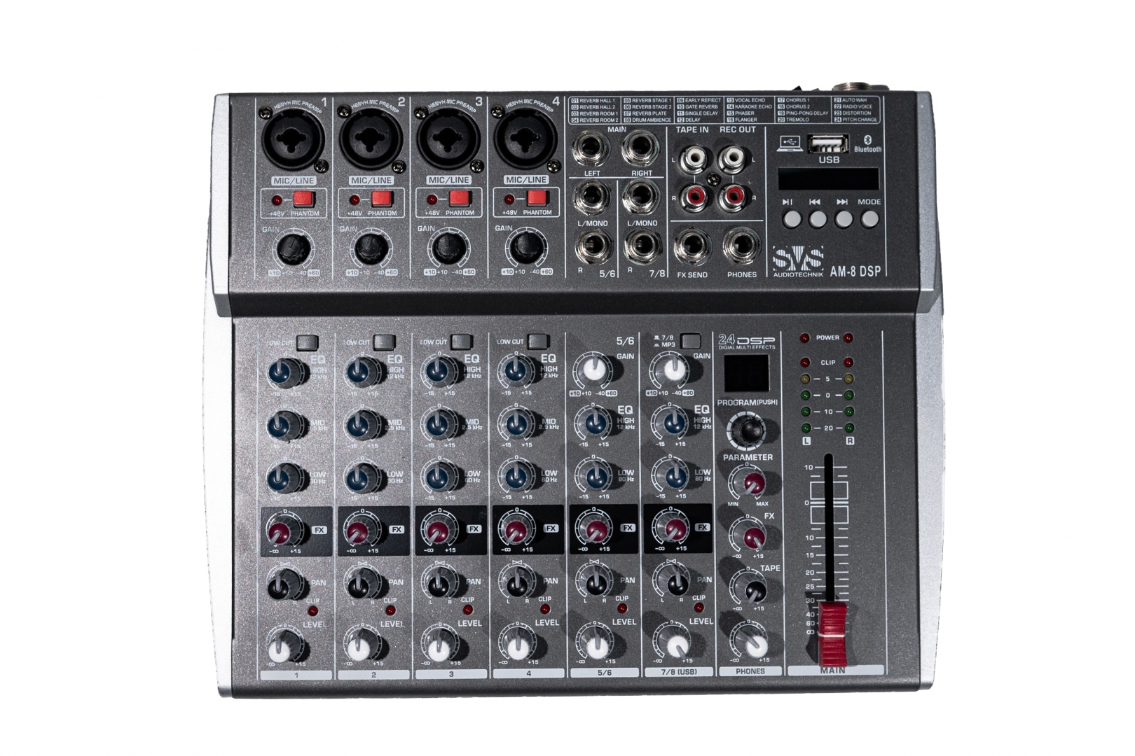 SVS Audiotechnik mixers AM-8 DSP Микшерный пульт аналоговый, 8-канальный в Зеленодольске